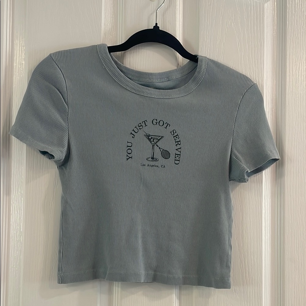 Cropped Graphic Tee